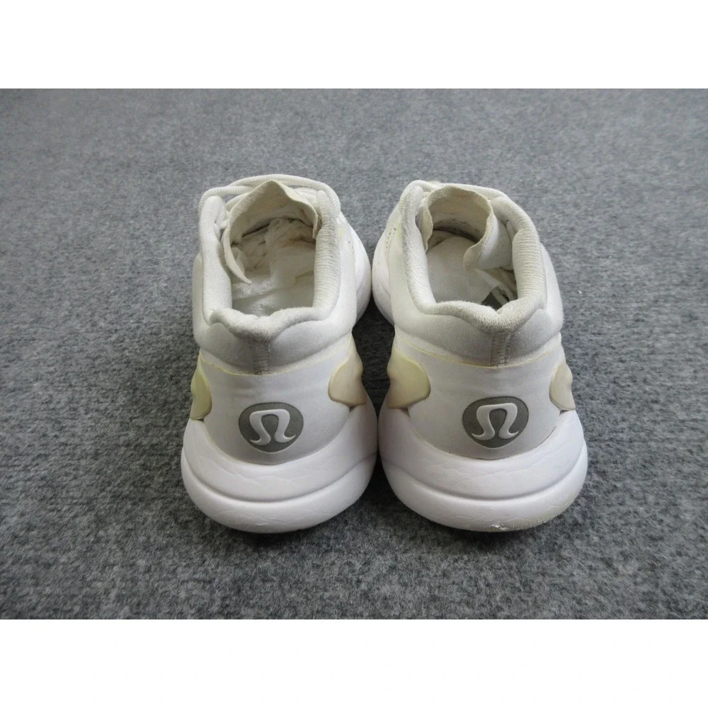 Lululemon Blissfeel Run Shoes Womens Size 8.5‎ White Mesh Lightweight Athletic